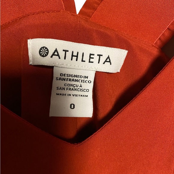NWT Athleta Red Jumpsuit Size 0 - Picture 4 of 8